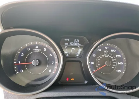 2013 Hyundai Elantra Gls z USA, uszkodzony, nr VIN 5NPDH4AE8DH434252